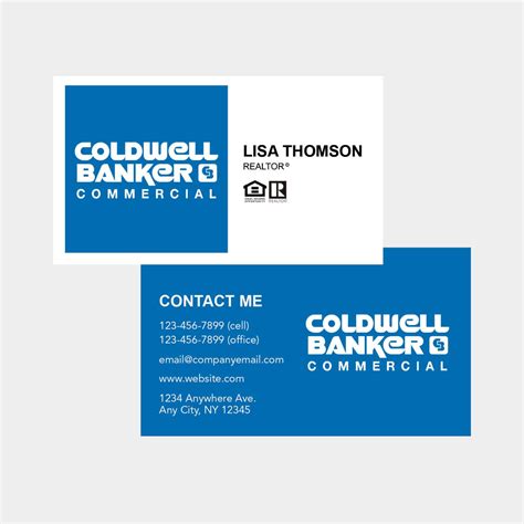 coldwell banker real estate business cards